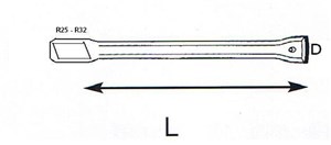 Threaded integral drill steel